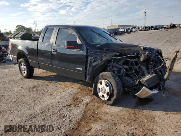 2011 Ford F-150 XL with VIN 1FTFX1CT3BFC91417, listed as a Copart auction lot 58065554 with 185,672 mi miles and Salvage Title. Bid and sale history available at carsss.com. Image 4.