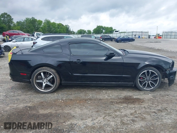 2014 Ford Mustang V6 with VIN 1ZVBP8AM3E5244110, listed as a IAAI auction lot 42383221 with 102,625 mi miles and . Bid and sale history available at DreamBid. Image 13.