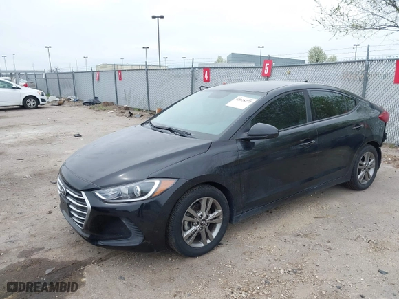 2018 Hyundai Elantra SEL with VIN 5NPD84LF9JH296609, listed as a IAAI auction lot 42028272 with 76,569 mi miles. Bid and sale history available at carsss.com. Image 17.