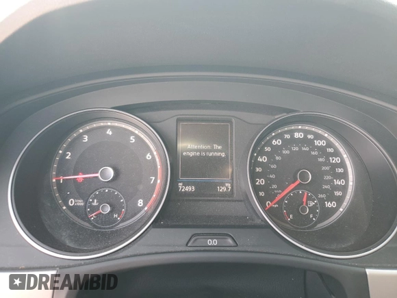 2019 Volkswagen Atlas SE with VIN 1V2WR2CAXKC568577, listed as a Copart auction lot 56372845 with 72,493 mi miles and Salvage title. Bid and sale history available at DreamBid. Image 9.
