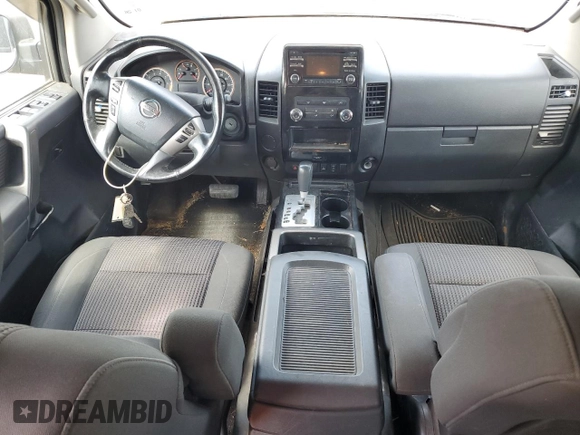 2013 Nissan Titan SV with VIN 1N6BA0ED4DN308893, listed as a Copart auction lot 59212565 with 196,676 mi miles and Salvage title. Bid and sale history available at DreamBid. Image 8.