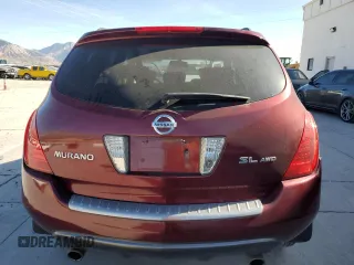 2006 Nissan Murano SE with VIN JN8AZ08W76W546209, listed as a Copart auction lot 74015114 with 201,431 mi miles and Salvage Title. Bid and sale history available at carsss.com. Image 6.