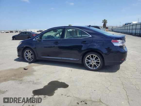 2010 Lexus HS 250h with VIN JTHBB1BA7A2023469, listed as a Copart auction lot 53436635 with 183,541 mi miles and Salvage Title. Bid and sale history available at carsss.com. Image 2.