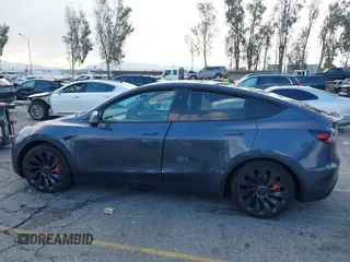 2023 Tesla Model Y Performance with VIN 7SAYGDEF6PF837174, listed as a IAAI auction lot 41436629 with 22,799 mi miles and . Bid and sale history available at DreamBid. Image 15.