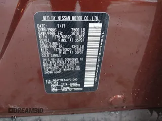 2018 Nissan Armada Platinum with VIN JN8AY2NE6J9731093, listed as a IAAI auction lot 42313252 with 125,617 mi miles and . Bid and sale history available at DreamBid. Image 9.
