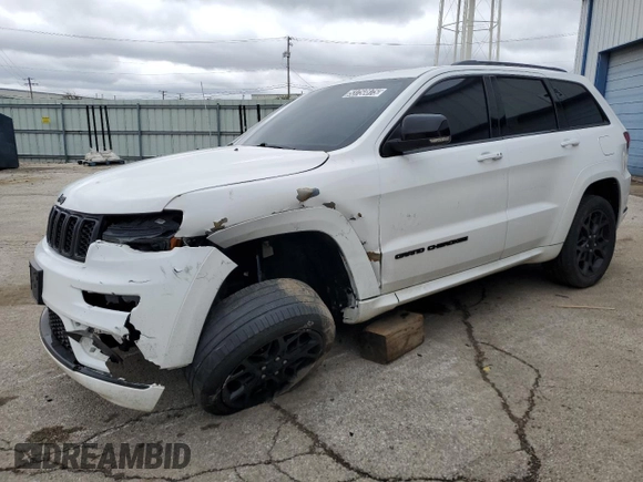 2021 Jeep Grand Cherokee Limited X with VIN 1C4RJFBT9MC822377, listed as a Copart auction lot 53750875 with 42,574 mi miles and Clean title. Bid and sale history available at DreamBid. Image 1.