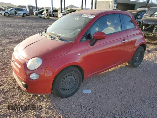2015 FIAT 500 Pop with VIN 3C3CFFAR4FT653037, listed as a Copart auction lot 56737815 with 98,290 mi miles and Salvage title. Bid and sale history available at DreamBid. Image 1.