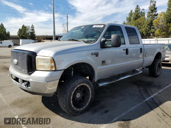 2007 Ford Super Duty F-250 XL with VIN 1FTSW21P47EB51628, listed as a Copart auction lot 74897594 with 297,617 mi miles and Salvage Title. Bid and sale history available at carsss.com. Image 1.