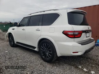 2023 Nissan Armada Platinum with VIN JN8AY2DA5P9402621, listed as a Copart auction lot 42639245 with 15,878 mi miles and Salvage Title. Bid and sale history available at carsss.com. Image 2.