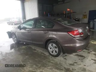 2015 Honda Civic Sedan LX with VIN 19XFB2F57FE000323, listed as a Copart auction lot 51384275 with 148,867 mi miles and Salvage Title. Bid and sale history available at carsss.com. Image 2.