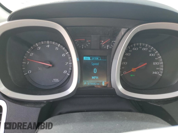 2013 Chevrolet Equinox LTZ with VIN 2GNFLGEK2D6126370, listed as a Copart auction lot 51602235 with 76,682 mi miles and Salvage Title. Bid and sale history available at DreamBid. Image 9.