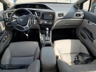 2015 Honda Civic Sedan EX-L with VIN 2HGFB2F96FH504029, listed as a Copart auction lot 66495164 with 142,837 mi miles and Salvage Title. Bid and sale history available at carsss.com. Image 8.