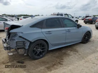 2022 Honda Civic Sport with VIN 2HGFE2F58NH542929, listed as a Copart auction lot 54201605 with 35,420 mi miles and Salvage Title. Bid and sale history available at carsss.com. Image 3.