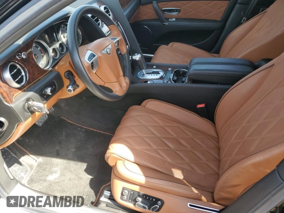 2014 Bentley Flying Spur with VIN SCBEC9ZA7EC095064, listed as a Copart auction lot 52218105 with 24,143 mi miles and Salvage title. Bid and sale history available at DreamBid. Image 7.