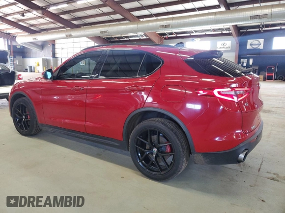 2018 Alfa Romeo Stelvio Sport z VIN ZASFAKPNXJ7B93360, wystawiony jako Copart lot #49785475 z przebiegiem 106 167 mil mil oraz Tytuł czysty. Historia ofert i sprzedaży dostępna na DreamBid. Obrazek 2.