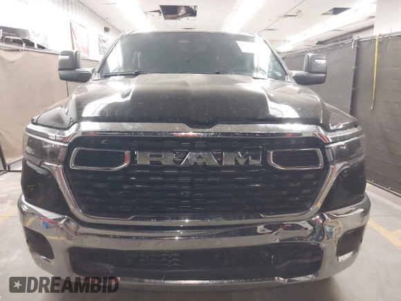 2025 Ram 1500 Big Horn with VIN 1C6SRFFPXSN551670, listed as a IAAI auction lot 42105142 with 10,855 mi miles and . Bid and sale history available at DreamBid. Image 12.