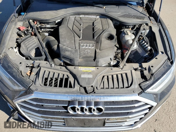 2020 Audi A8 L with VIN WAU8DAF81LN002970, listed as a Copart auction lot 41057054 with 78,578 mi miles. Bid and sale history available at carsss.com. Image 11.