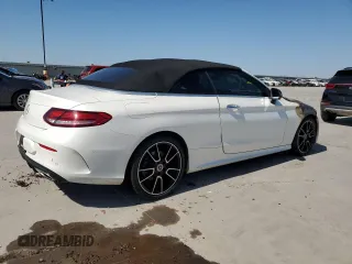2021 Mercedes-Benz C 300 with VIN W1KWK8DB6MG070314, listed as a Copart auction lot 74233824 with Not Provided miles and Salvage Title. Bid and sale history available at DreamBid. Image 3.