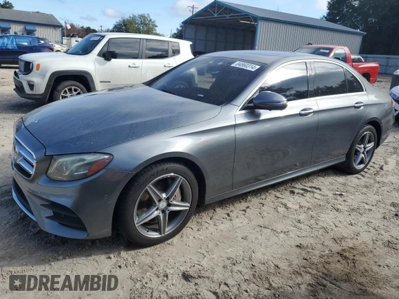 2017 Mercedes-Benz E 300 Luxury with VIN WDDZF4KBXHA063551, listed as a Copart auction lot 84860314 with 134,067 mi miles and Salvage title. Bid and sale history available at DreamBid. Image 1.