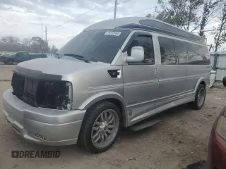 2020 GMC Savana Cargo Van with VIN 1GTW7BFG2L1262154, listed as a Copart auction lot 75292064 with 0 mi miles and Non Repairable. Bid and sale history available at carsss.com. Image 1.
