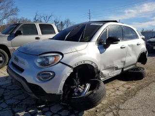 2022 FIAT 500X Trekking with VIN ZFBNF3B18NP980302, listed as a Copart auction lot 43127195 with 27,473 mi miles and Salvage title. Bid and sale history available at DreamBid. Image 1.