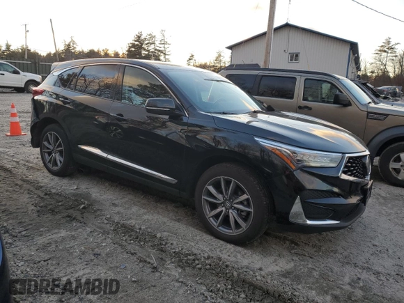 2021 Acura RDX w/Technology Package with VIN 5J8TC2H53ML024279, listed as a Copart auction lot 77594433 with 39,628 mi miles. Bid and sale history available at carsss.com. Image 4.
