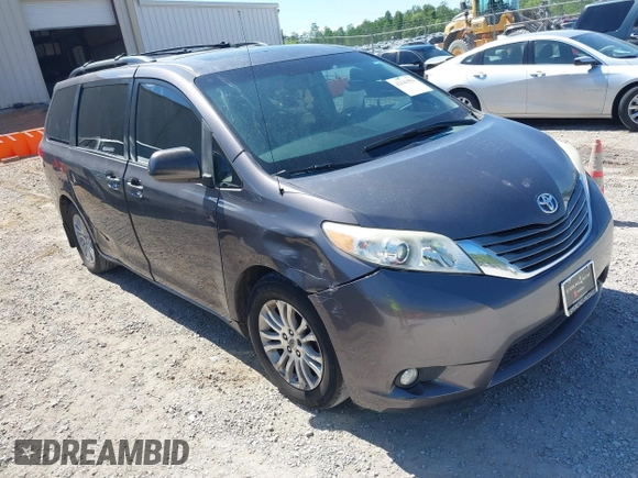 2012 Toyota Sienna XLE AAS with VIN 5TDYK3DC5CS259216, listed as a IAAI auction lot 42143551 with 219,957 mi miles and . Bid and sale history available at DreamBid. Image 1.