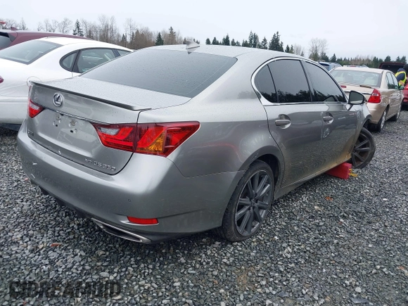 2015 Lexus GS 350 with VIN JTHCE1BL7FA005550, listed as a IAAI auction lot 41846779 with 91,087 mi miles. Bid and sale history available at carsss.com. Image 4.