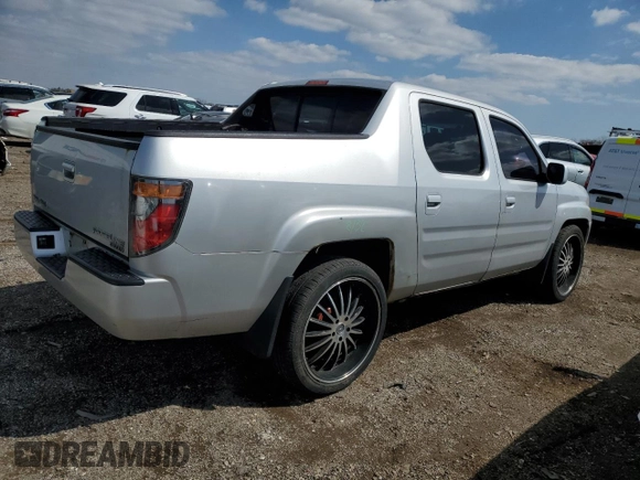 2006 Honda Ridgeline RTS with VIN 2HJYK16406H511883, listed as a Copart auction lot 52598695 with 190,162 mi miles and Salvage Title. Bid and sale history available at carsss.com. Image 3.