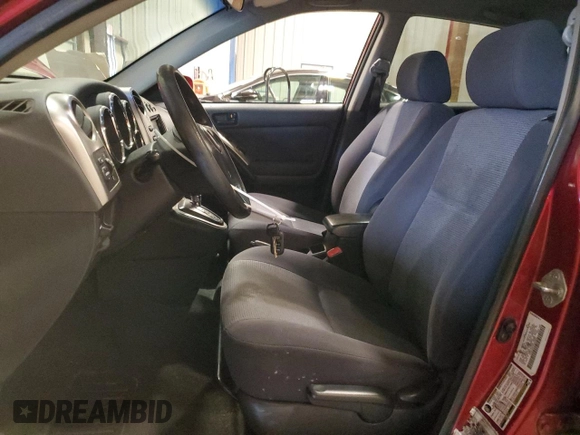 2005 Pontiac Vibe with VIN 5Y2SL63845Z410629, listed as a Copart auction lot 51704475 with 261,027 mi miles and Non Repairable. Bid and sale history available at carsss.com. Image 7.