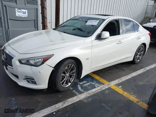 2017 Infiniti Q50 3.0t Premium with VIN JN1EV7AR6HM838957, listed as a IAAI auction lot 41587983 with 52,537 mi miles. Bid and sale history available at carsss.com. Image 17.