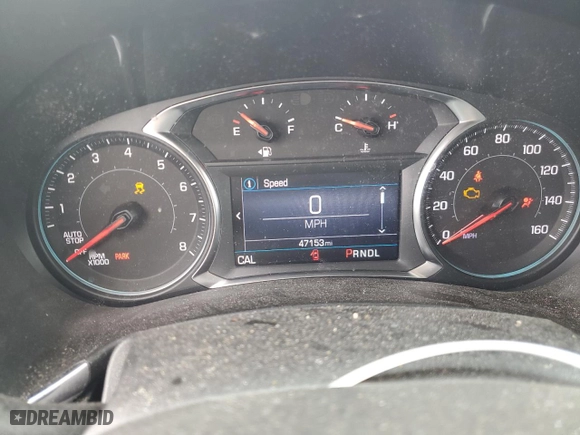 2023 Chevrolet Equinox LT with VIN 3GNAXUEG1PL130533, listed as a Copart auction lot 44833205 with 47,153 mi miles and Non Repairable. Bid and sale history available at carsss.com. Image 9.