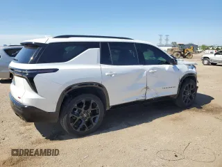 2024 Chevrolet Traverse AWD RS with VIN 1GNEVLKS5RJ196152, listed as a Copart auction lot 58119935 with 13,975 mi miles and Salvage title. Bid and sale history available at DreamBid. Image 3.