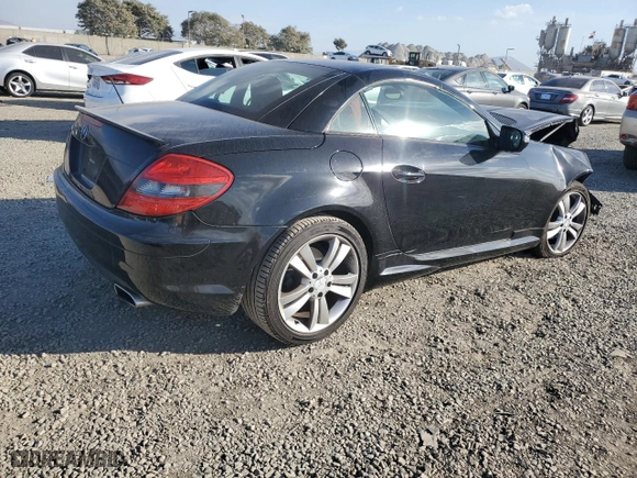 2011 Mercedes-Benz SLK-Class SLK 300 with VIN WDBWK5EAXBF240836, listed as a Copart auction lot 84962694 with 172,328 mi miles and Salvage Title. Bid and sale history available at carsss.com. Image 3.