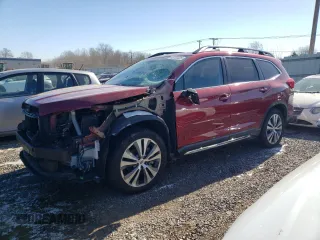 2020 Subaru Ascent Limited with VIN 4S4WMALD5L3454391, listed as a Copart auction lot 45704425 with 28,088 mi miles and Salvage Title. Bid and sale history available at carsss.com. Image 1.