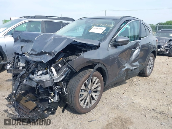 2022 Ford Escape Titanium with VIN 1FMCU9J91NUB87215, listed as a IAAI auction lot 42092928 with 3,255 mi miles and . Bid and sale history available at DreamBid. Image 21.