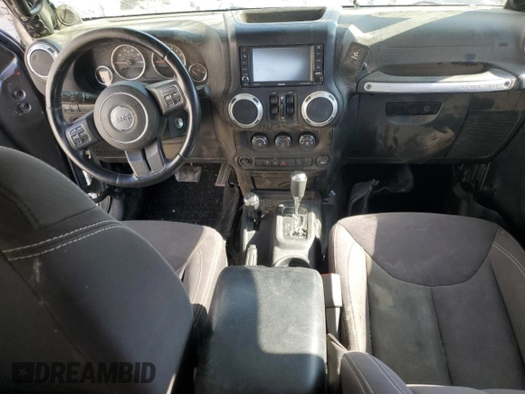 2014 Jeep Wrangler Unlimited Rubicon with VIN 1C4BJWFG0EL274480, listed as a Copart auction lot 48201845 with 130,503 mi miles and Salvage Title. Bid and sale history available at carsss.com. Image 8.