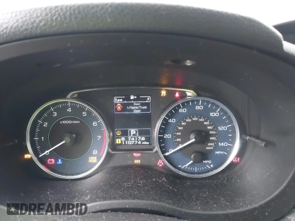 2015 Subaru Impreza Special Sports Limited with VIN JF1GPAW62F8205993, listed as a IAAI auction lot 42505489 with 110,774 mi miles and . Bid and sale history available at DreamBid. Image 7.