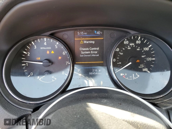 2018 Nissan Rogue SV with VIN 5N1AT2MT1JC819459, listed as a Copart auction lot 49686195 with 98,954 mi miles and Salvage Title. Bid and sale history available at carsss.com. Image 9.