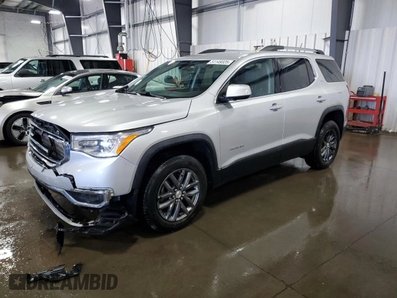 2018 GMC Acadia SLT with VIN 1GKKNULS2JZ247066, listed as a Copart auction lot 51149325 with 114,039 mi miles and Salvage Title. Bid and sale history available at DreamBid. Image 1.