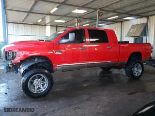 2007 Dodge Ram 2500 SLT with VIN 3D7KS29C87G712005, listed as a Copart auction lot 43275195 with 123,457 mi miles and Clean Title. Bid and sale history available at carsss.com. Image 1.