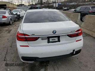 2016 BMW 7 Series 750i xDrive with VIN WBA7F2C59GG419785, listed as a Copart auction lot 72861392 with 0 mi miles. Bid and sale history available at carsss.com. Image 6.