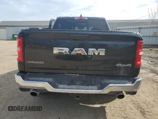 2025 Ram 1500 Big Horn with VIN 1C6SRFFP3SN584185, listed as a Copart auction lot 53614315 with 19,498 mi miles and Clean Title. Bid and sale history available at carsss.com. Image 6.