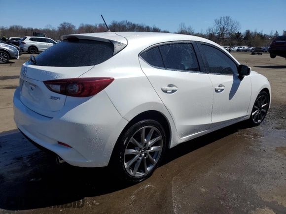 2018 Mazda 3 Touring with VIN 3MZBN1L31JM198444, listed as a Copart auction lot 52080165 with 43,880 mi miles and Salvage Title. Bid and sale history available at DreamBid. Image 3.