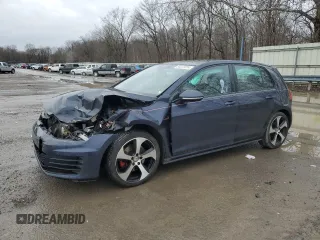 2016 Volkswagen Golf GTI S with VIN 3VW5T7AUXGM062033, listed as a Copart auction lot 85370374 with 96,949 mi miles and Salvage Title. Bid and sale history available at carsss.com. Image 1.