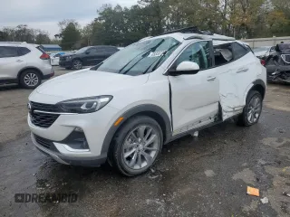 2023 Buick Encore GX Essence with VIN KL4MMFSL7PB107636, listed as a Copart auction lot 89350735 with 27,108 mi miles and Salvage title. Bid and sale history available at DreamBid. Image 1.