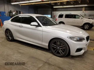 2015 BMW 2 Series 228i with VIN WBA1F5C53FV343580, listed as a Copart auction lot 84035754 with 63,537 mi miles and Salvage Title. Bid and sale history available at carsss.com. Image 4.