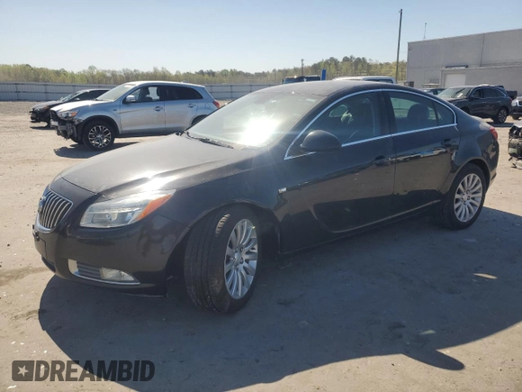 2011 Buick Regal CXL RL3 with VIN W04GR5EC2B1044335, listed as a Copart auction lot 53631615 with 152,275 mi miles and Clean Title. Bid and sale history available at carsss.com. Image 1.