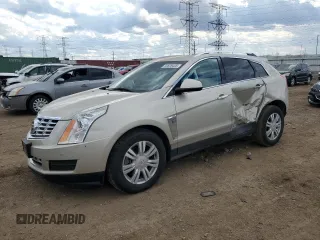 2016 Cadillac SRX Luxury Collection with VIN 3GYFNEE34GS553680, listed as a Copart auction lot 50609405 with 54,421 mi miles and Salvage Title. Bid and sale history available at carsss.com. Image 1.
