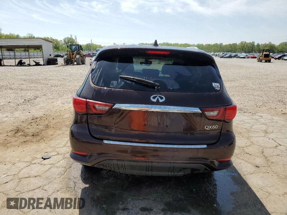 2019 Infiniti QX60 Luxe with VIN 5N1DL0MNXKC500419, listed as a Copart auction lot 52307165 with 115,273 mi miles and Salvage Title. Bid and sale history available at DreamBid. Image 6.